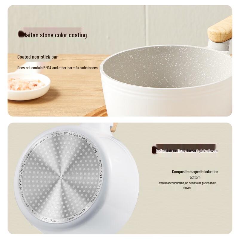 COOKER KING Непригорающая детская молочная кастрюля 18 см