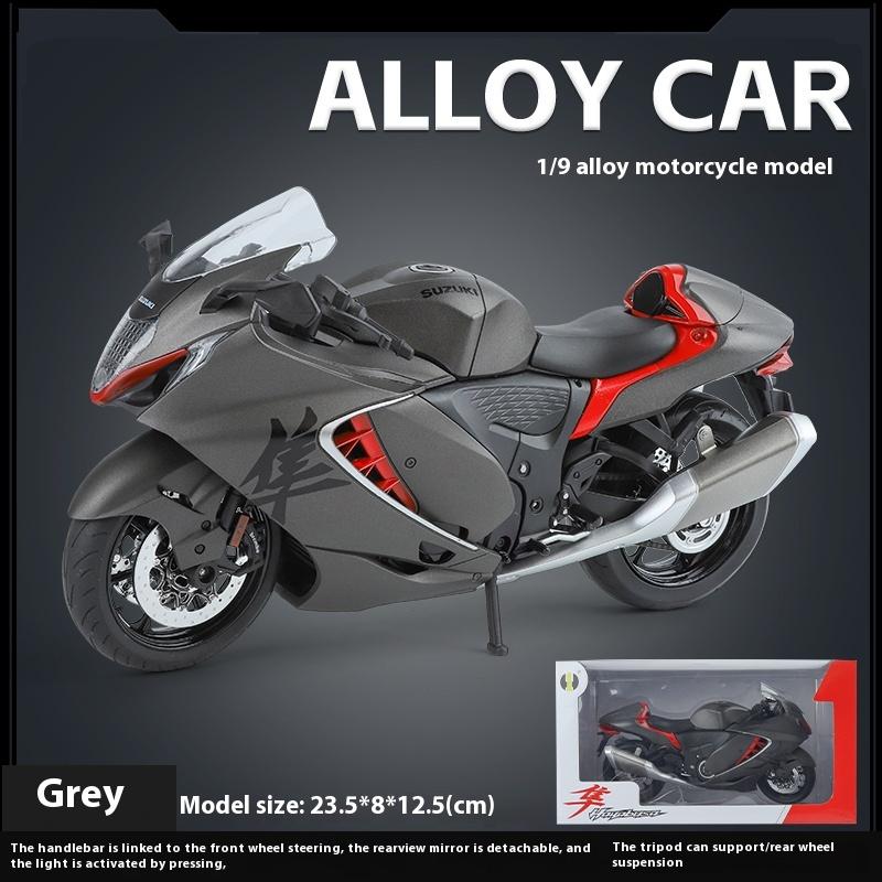 1:9 Suzuki Hayabusa GSX-1300R Литой Модель Мотоцикла из Сплава Симуляция Коллекция Украшение Модное Украшение Подарок Для Детей
