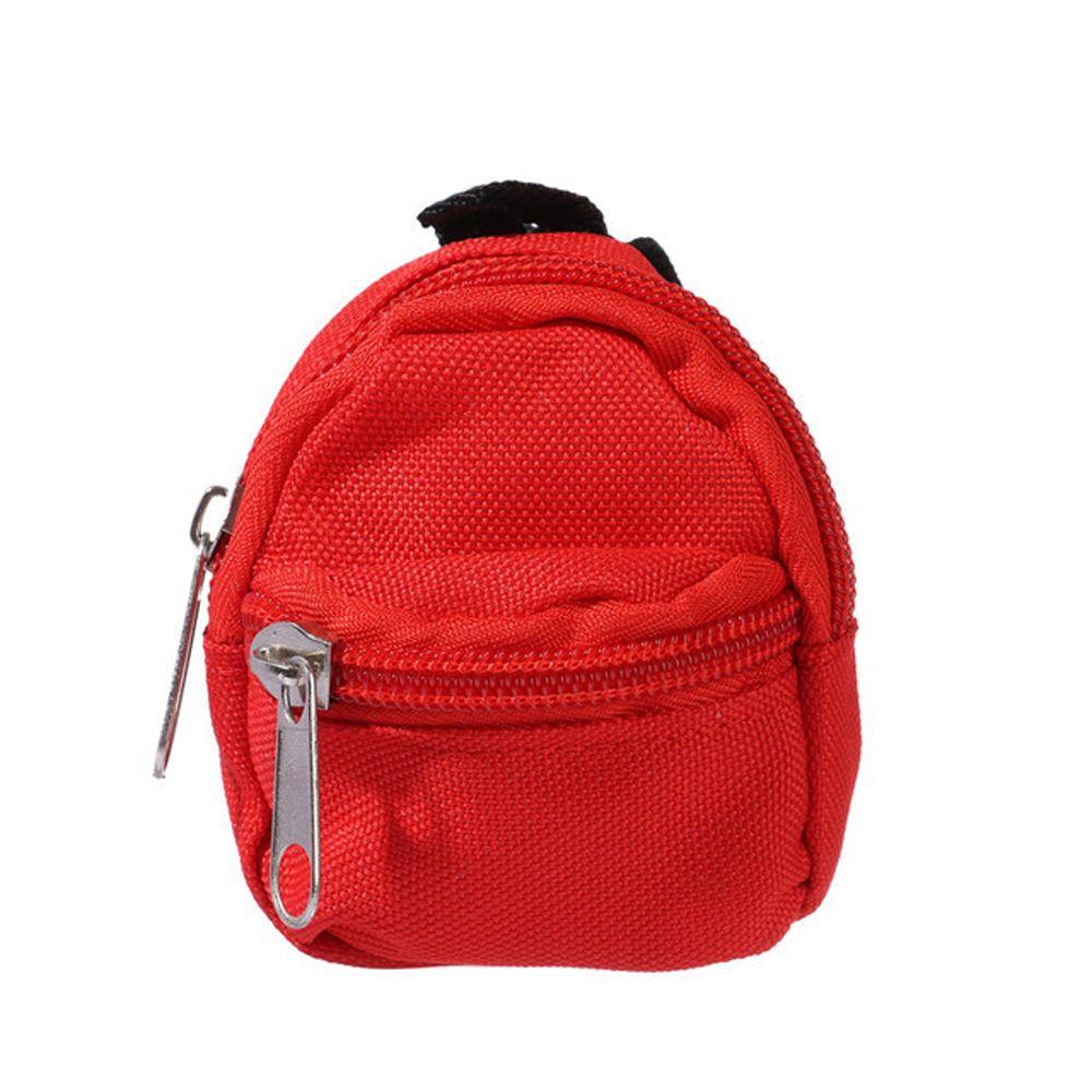 Zipper Mini Backpack 1/6 BJD Rucksack Doll Backpack Miniature Doll Bag BJD Doll Schoolbag Doll Bag