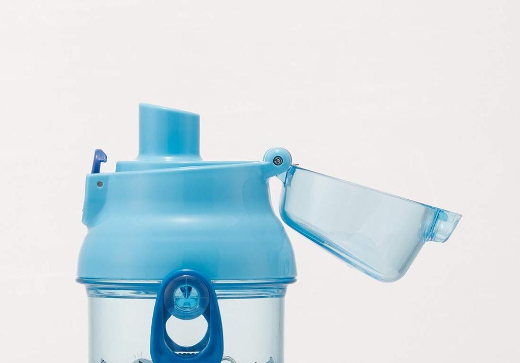 Бутылка для воды Skater, прозрачная бутылка 480 мл, мягкая игрушка Doraemon Sanrio PSB5TR, детская