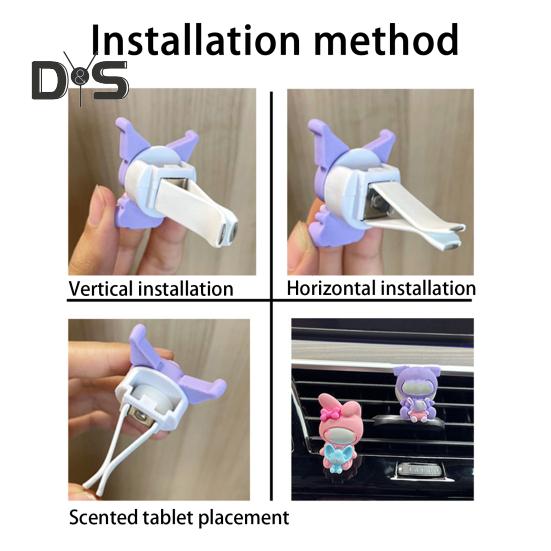 10Pcs PE Car Aromatherapy Tablets Refresh Your Ride with Customizable Fragrances Easy Install Scratch Free for All Car Models