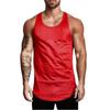 Casual Daily Vest Summer Wide Shoulders Men's Fitness Breathable Sleeveless T-Shirt