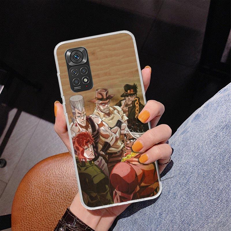 Чехол для телефона JoJo's Bizarre Adventure Stardust Crusaders для Xiaomi Redmi Note 15 14 13 12S 12 11 Pro Plus 14S 11S 11E 10 10S 11T