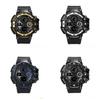 Silicone Strap Led Sports Watch With Night Light And 50m Water Resistance For Men And Students