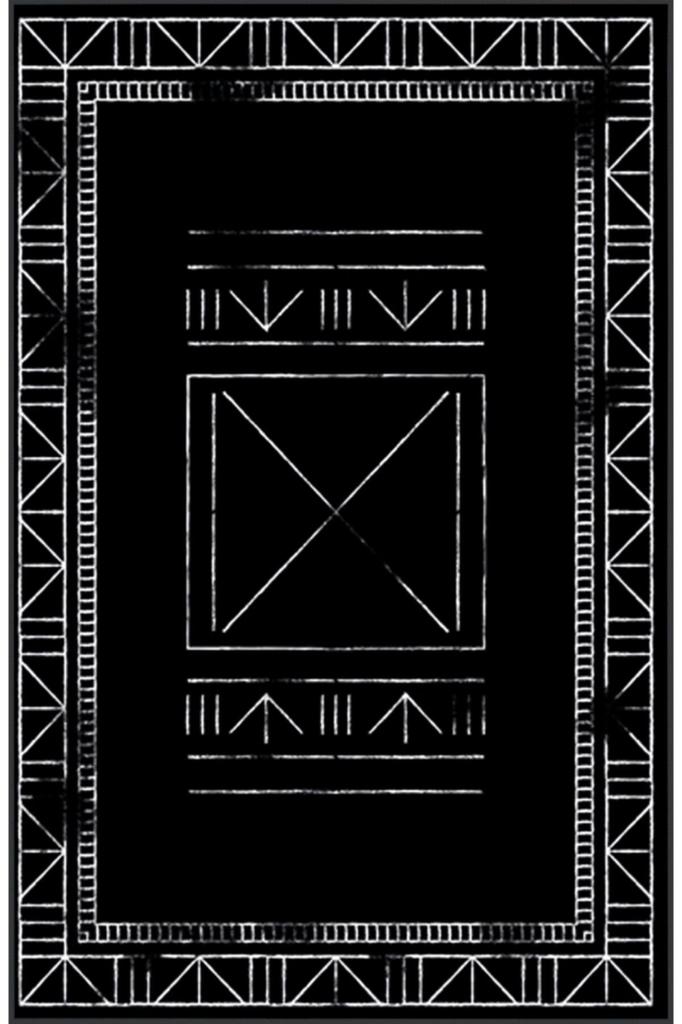 Rovigo Home Моющийся ковер с принтом RVG1368-HY-1377