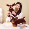 Cute Soft Dachshund Dog Doll Plush Toy Puppy Dog Doll Children's Company Soothing Pillow Doll
