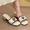 Fashion Summer Couples Flip-flops Brand Designer Casual Be Ach Slippers Women's  Luxury Sandals Italian Dinner Party Style