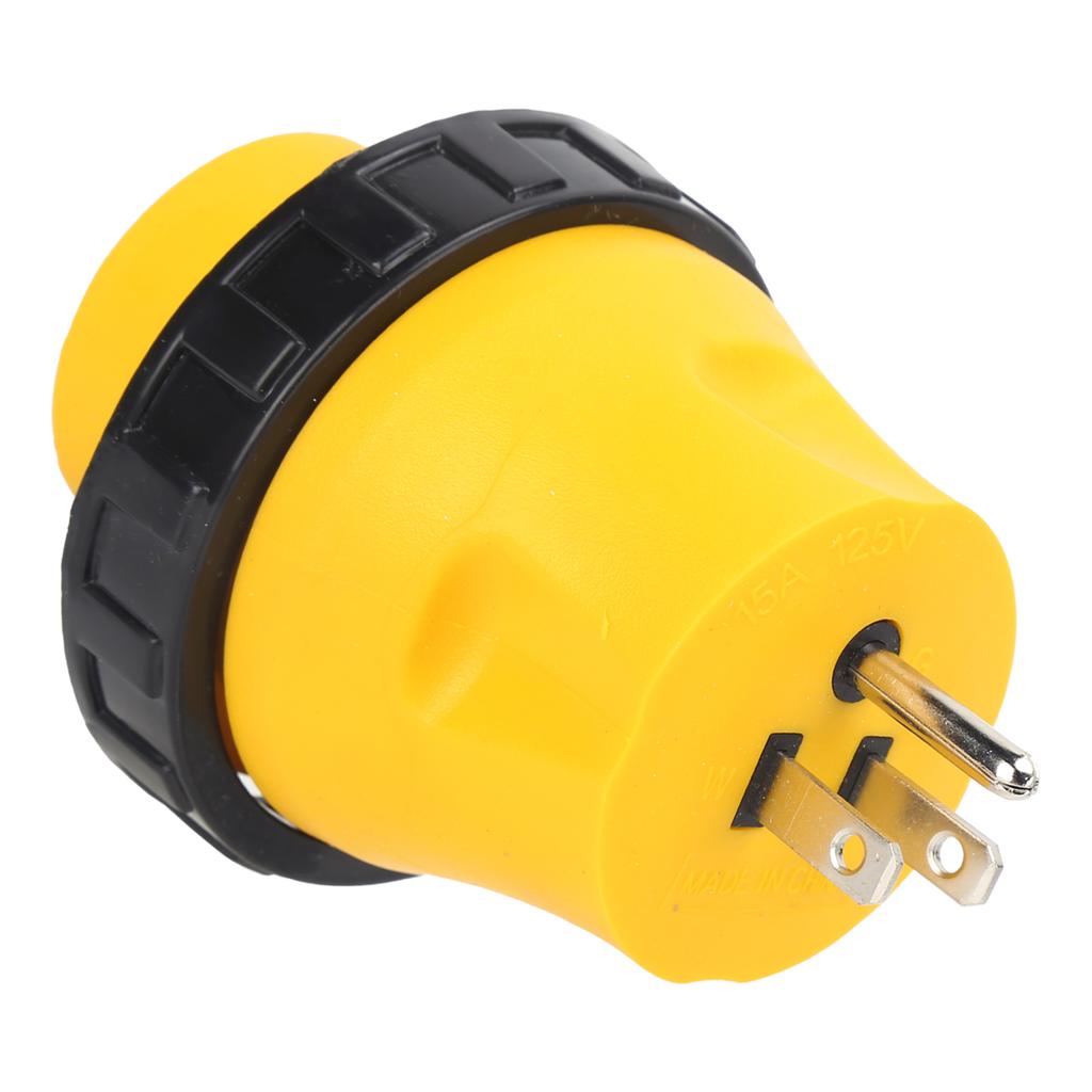 Переходник 15A вилка на 30A розетка прямой адаптер погодозащищенный вилка США для шнуров генератора для RV 125В