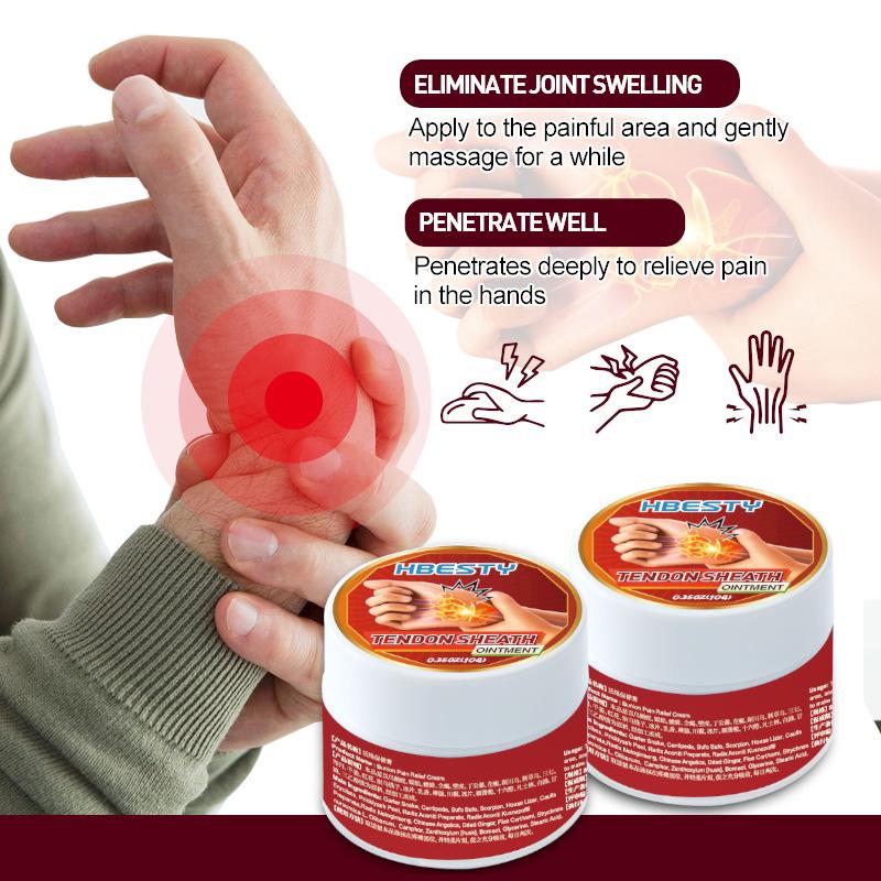Professional Chinese Orthopedic Plaster Cream for Thumb Wrist Inflammation, Body Foot Painkiller, Knee Pain, Joint Pain, and Bone Spurs with Wormwood