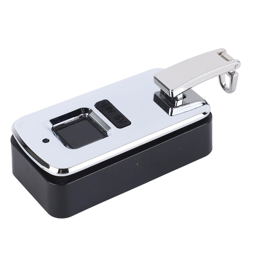 Fingerprint Lock Small Smart Electric Lock Built In Bag Luggage Suitcase Travel Aluminium Alloy