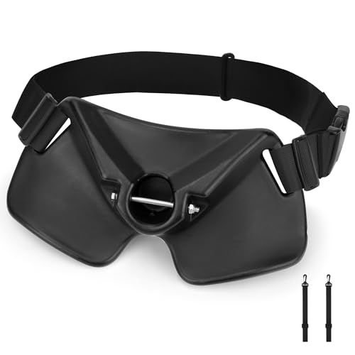 SANLIKE Gimbal Fighting Belt, Sea Fishing Rod Holder, Adjustable Waist Belt for Easy Storage, Black