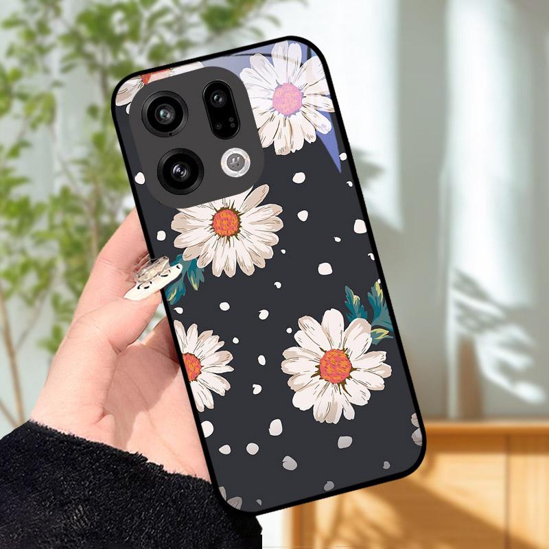 Чехол для телефона OPPO Find X9 Pro FindX9 FindX8 X8Pro Защита камеры Закаленное стекло Задняя крышка Ударопрочный Жесткий ПК Fundas Оболочка