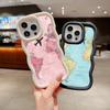 N90 Maps арт-дизайн чехлы для телефонов Macaron с волнистым краем для iPhone 15 Pro Max Samsung A54 A13 A14 S23 S24 Ultra A23 S21 FE Redmi Note13 Pro противоударный чехол