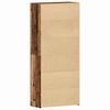 Shoe Cabinet with Shelf Brown 80 x 35.5 x 180 cm Particleboard