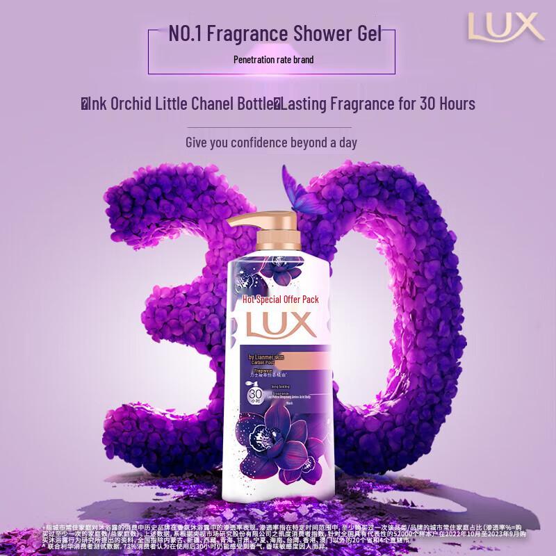 lux Набор гелей для душа со стойким ароматом