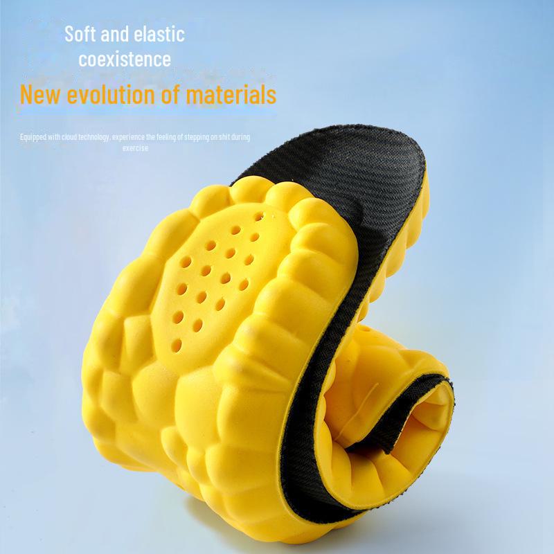 Дышащие дезодорирующие стельки 4D Cloud: Устранение запаха, амортизация, высокая эластичность, антибактериальность, впитывание пота для спорта и отдыха