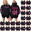 Women's Fashion Casual Outfit Sweatsuit Long Sleeve Top Printed Hooded Sweatshirt