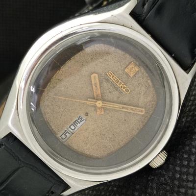 Б/у уникальные мужские автоматические часы SEIKO 6309A из Японии с оригинальным циферблатом a416150-2