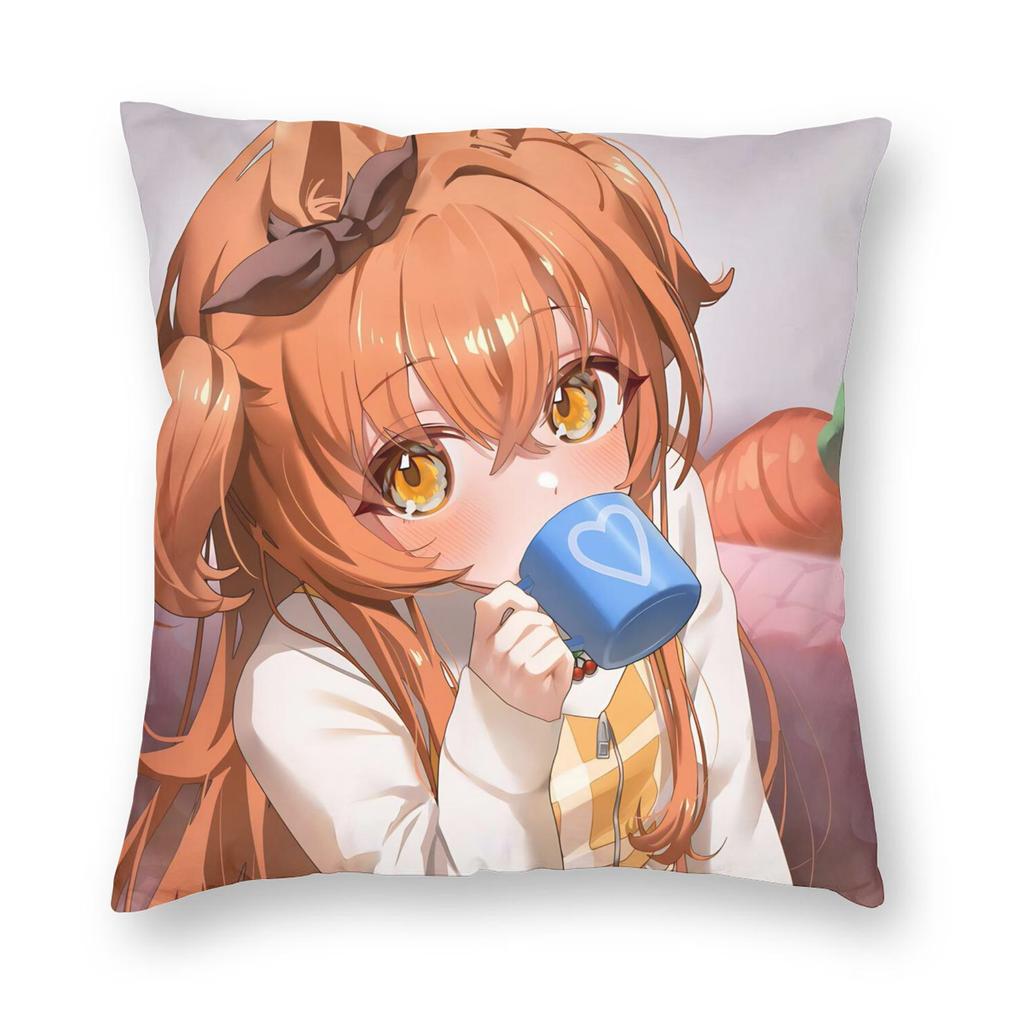 Umamusume Pretty Derby Мультяшная Наволочка Печать Полиэстер Чехол для Подушки Декорации Чехол для Подушки Сиденье Прямая Доставка