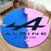 Круглый ковер Alpine F1, Ковер для гостиной, спальни, дивана, игровой комнаты, Нескользящий коврик для пола