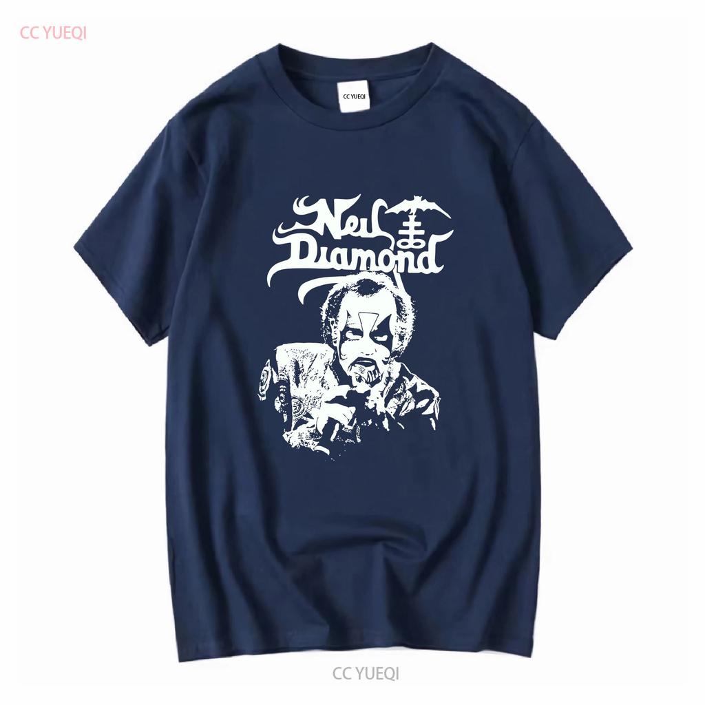 King Neil Diamond T Shirt Full Size S 5xl Vintage Washed Stretched Homme Slightly Top For Everyday Wear Graphic Streetwear