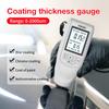 Портативный толщиномер покрытия 0-2000 мкм, цифровой тестер толщины металлического покрытия, автоматический тестер покрытия железа и никеля для автомобиля