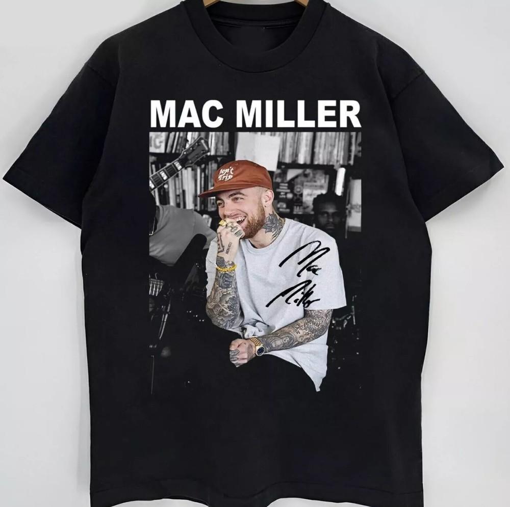 Mac Miller Short Sleeve Black Cotton Unisex TShirt All size Unisex T-Shirt