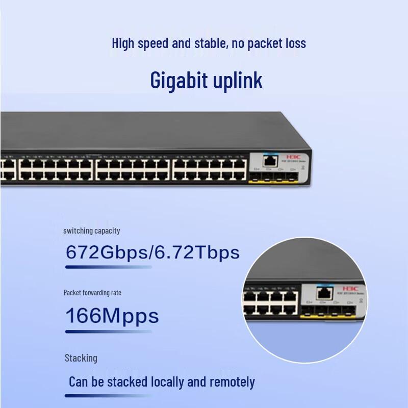 H3C S5120V3-52P-EI-H1 Layer 3 Managed Enterprise Switch