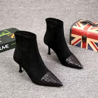 Французские ретро ботильоны из мягкой кожи с острым носком женские 2025 осень и зима новые модные и красивые тонкий каблук высокий каблук ботильоны fashio