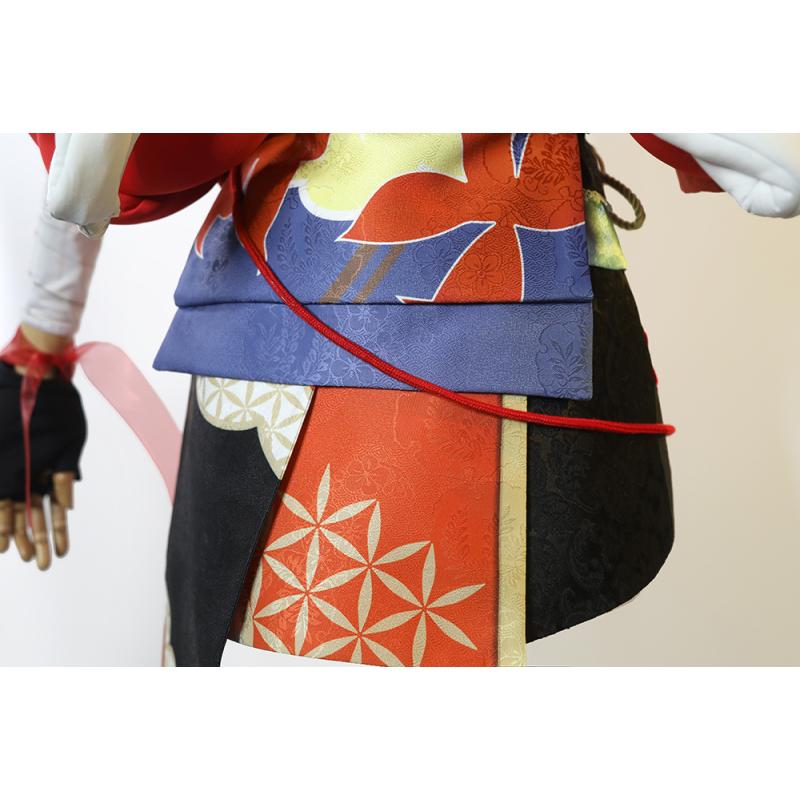 Naganohara Yoimiya Косплей Костюм Yoimiya Comabat Униформа Хэллоуин костюм для женщин