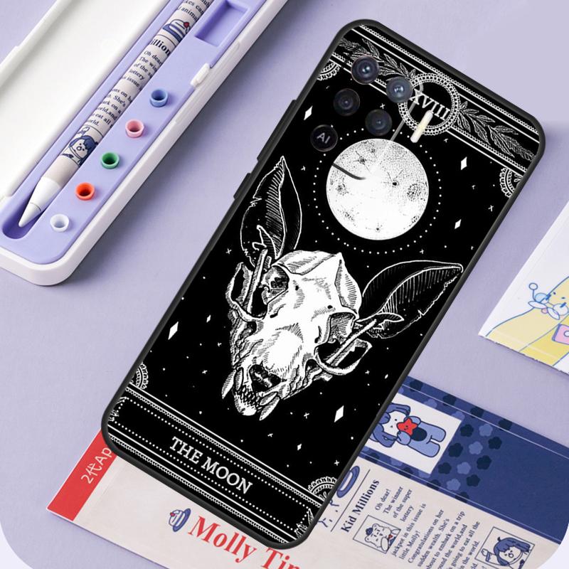 Witches Moon Tarot For Oppo A40 A60 A80 A94 A74 A54 A15 A18 A38 A58 A78 A98 A16 A76 A96 A57 A17 A77 A5 Pro Case
