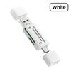 2 in 1 Card Reader Adapter USB 2.0 Type C To SD TF Memory Card Reader Converter For iPhone 15 16 Samsung Huawei Xiaomi PC Laptop