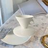 Minimalist Porcelain Espresso Cup Set Bone China Demitasse Cup Exquisite Coffee Mug  Gift