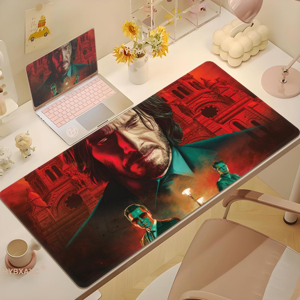 Коврик для мыши John Wick Нескользящий Заблокированный край Офисный Студенческий Игровой Утолщенный Большой Письменный Коврик Подушка x