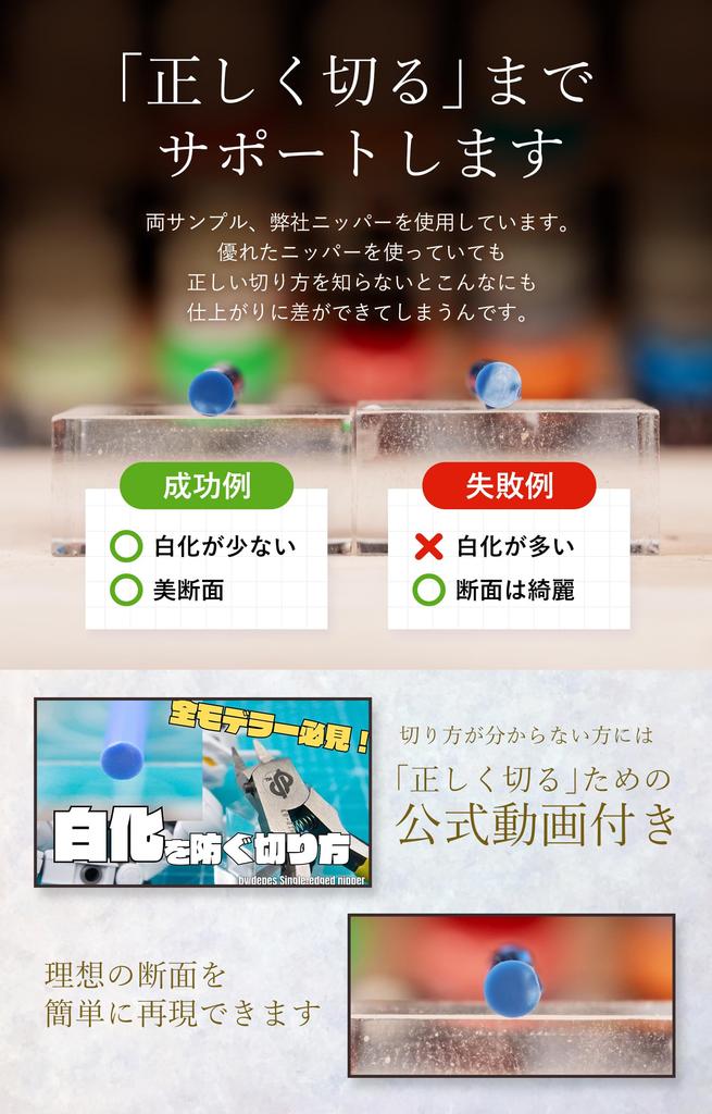 DePes Кусачки Красивые Крестовые Кусачки Катаба Кусачки для ухода за пластиковыми моделями Черные Тонкогубцы [Достигайте Секций] [Включает Видео] (Очень тонкий (0.08mm)