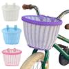 Bike Front Basket with Adjustable Strap Large Capacity Strong Load-bearing Cycling Handlebar