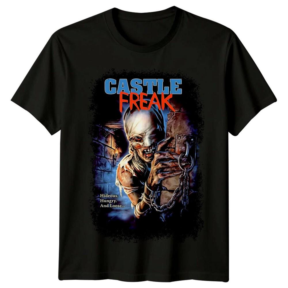Castle Freak 1996 Movie Poster Inspired Tshirt Retro 80s Tee