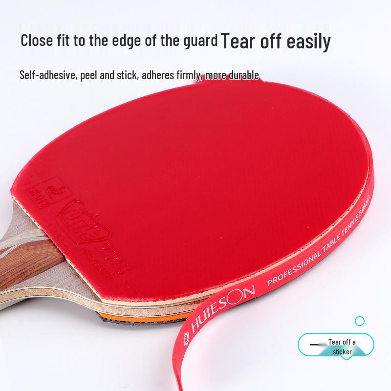 Защитная лента для кромки ракетки для настольного тенниса - Прочная противоударная наклейка для кромки для тренировок