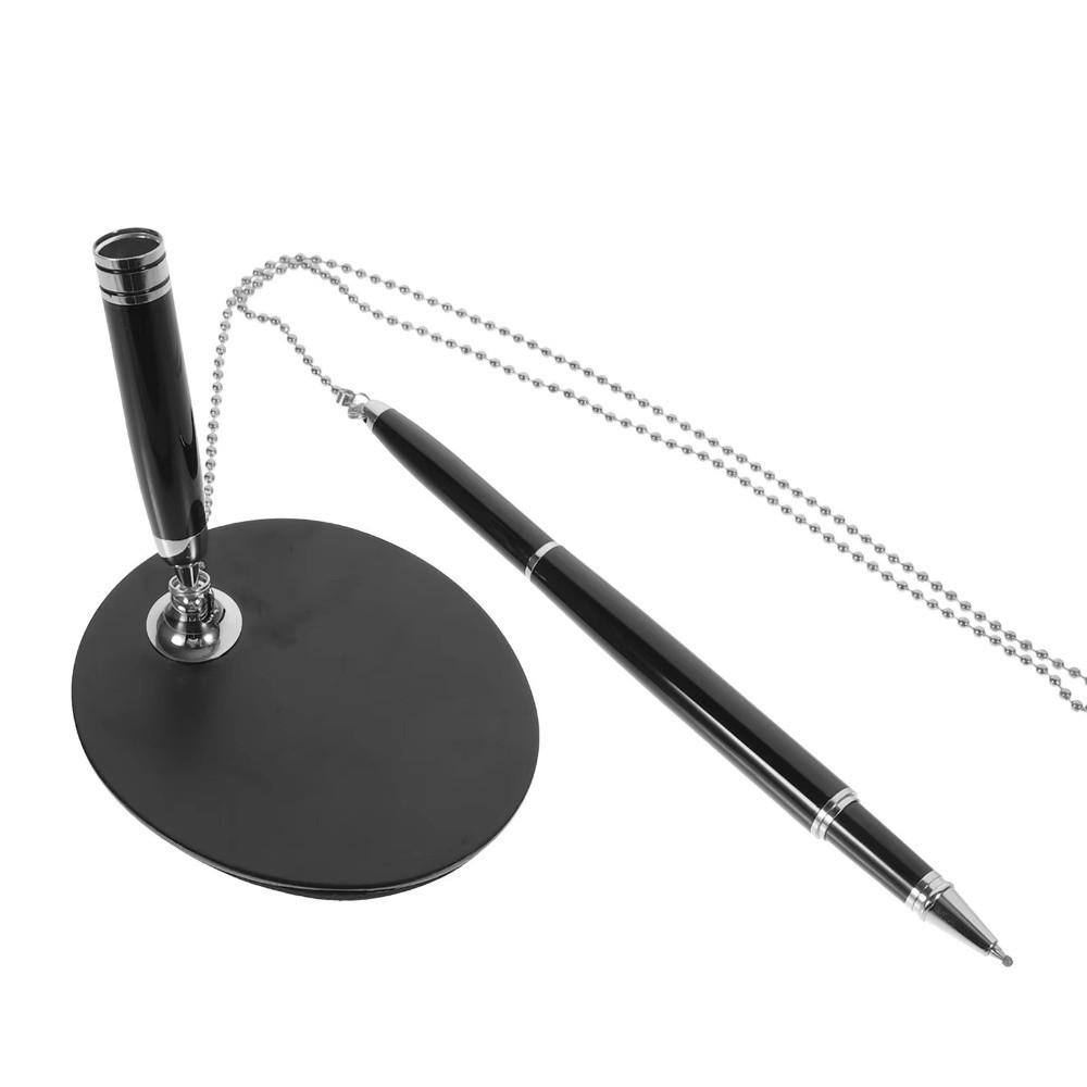 Fixed Chain Signature Pen Rotating Design Security Pen Retractable Pen Business Use