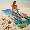 1Pc Castle Dreams Adventure Beach Towel, Quick Dry, Multi-Use for Beach Pool Gym Yoga Home Travel, Christmas, Halloween, Xmas Gift S736