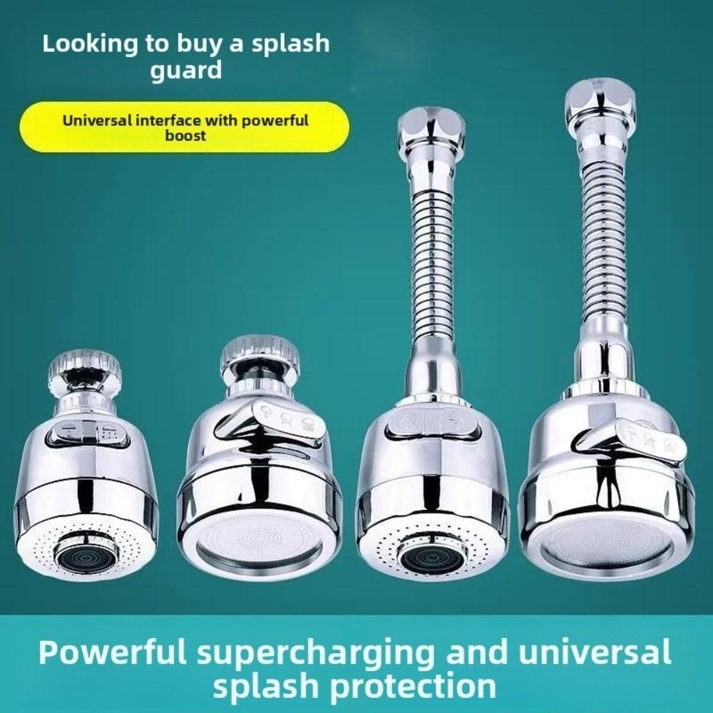 Anti Splash Kitchen Faucet Extender 360° Rotating Spray Water Saving Tap Nozzle Kitchen Gadgets