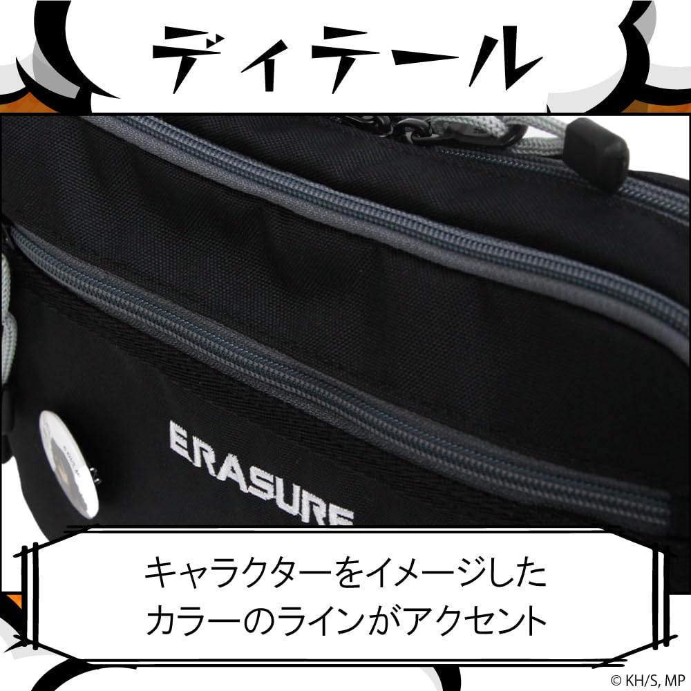 Hero Academia x OUTDOOR Сумка через плечо с значком ODHA01 Черная [Мои ПРОДУКТЫ]