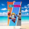 Quick Dry Beach Towel Fall Guys Pattern, Lightweight Absorbent Towel for Pool Beach Vacation Use