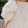 Women's Furry Pullover Sweater Dress Fuzzy Slouchy Oversized Long Tops Loose Crew Neck Fall Short Mini Dress