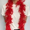 Dyed Various Turkey Feathers Boa 4 Meters Marabou Feather Shawl for Party Wedding Dress Decoration Plumes for Crafts 38-40G