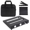 GOKKO Guitar Effects Pedal Board, Durable and Lightweight, with Storage Bag (M-Black)