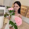 Большой вязаный крючком цветок Ручная работа Вязаный крючком букет из роз/подсолнухов Искусственный вязаный цветок Подарок на день рождения, годовщину для матери, жены, подруги