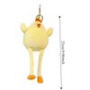 Fluffy Chicken Plush Keychain Girl Heart Chick Stuffed Toys Keychains  Backpack Decor