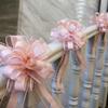 5Pcs Craft Flowers Wedding Car Ribbon Gift Wrap Wedding Pull Bow Flower  Wedding Car Decor