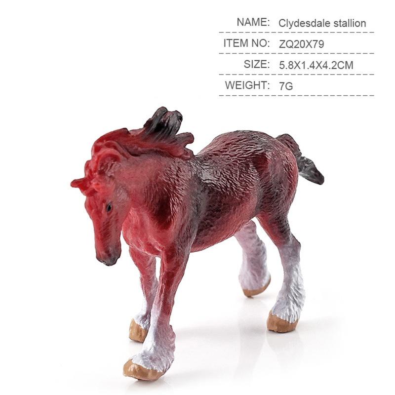 Набор Реалистичных Моделей Лошадей Мир Статичные Миниатюры Кит Маршал Морган и Фрис